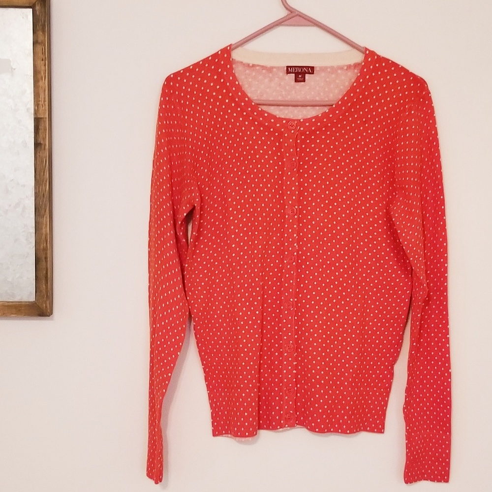 Merona Polka Dot Cardigan